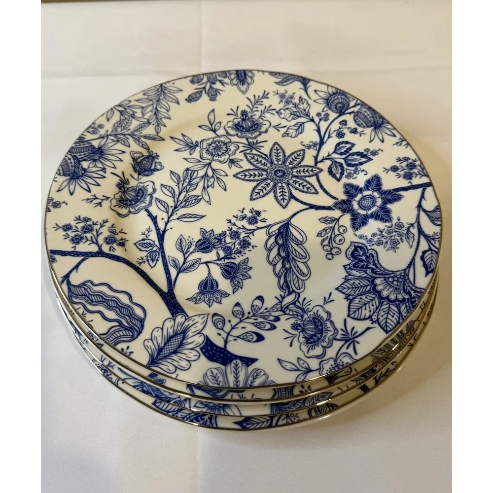 Set of 4‎ Grace Blue Floral 8